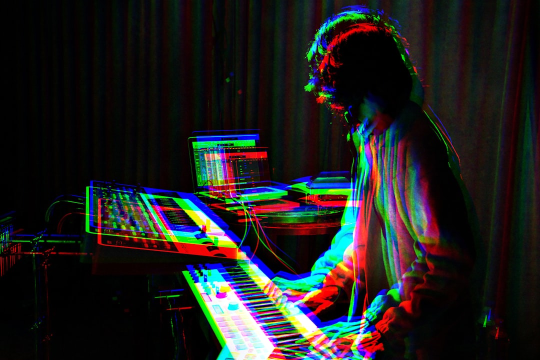 Photo study electronic experimental music