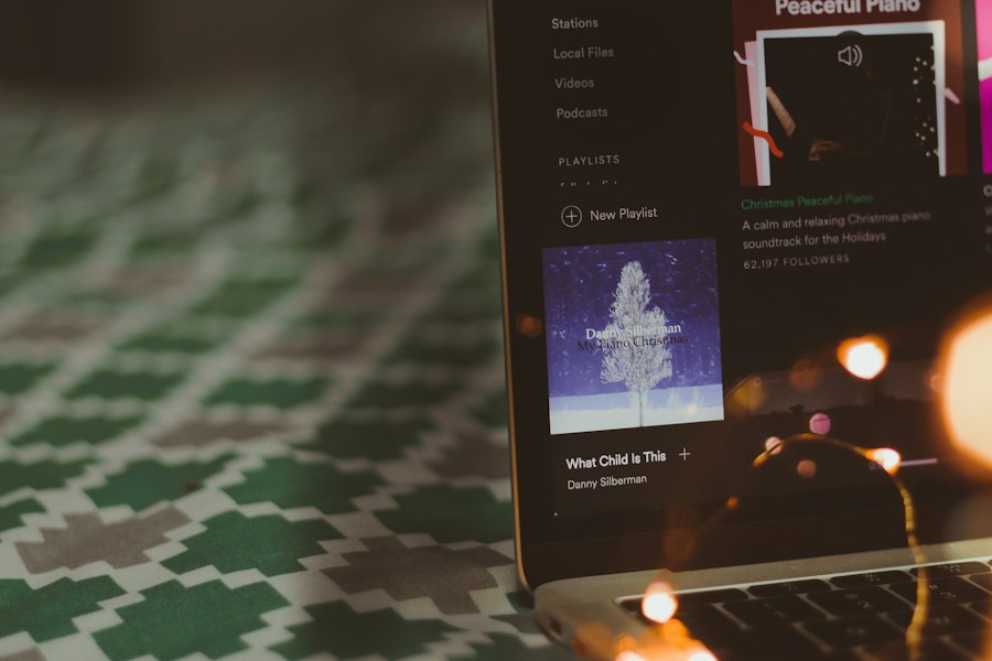 Photo mood-based playlists music